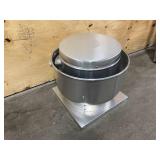 DAYTON Assembled Upblast Ventilator, 13 1/4 in Wheel Dia., Direct-Drive