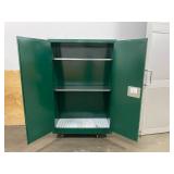 JAMCO 45 gal Pesticide Cabinet, Manual Safety Cabinet Door Type, 65 in Height, 43 in Width