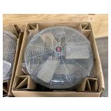 DAYTON Lot of 2-  30 in Standard-Duty Industrial Fans, Stationary, Fan Head Only, 115V AC