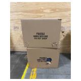 DURHAM MFG Lot of 2-  Sliding Drawer Cabinet Frames, 20 inW x 15 3/4 inD x 15 inH, 4 Drawers, Removable Dividers: No, Gray