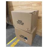 DURHAM MFG Lot of 2-  Sliding Drawer Cabinet Frames, 20 inW x 15 3/4 inD x 15 inH, 4 Drawers, Removable Dividers: No, Gray