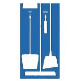 GRAINGER APPROVED Ultra Aluma-Lite(TM) Shadow Board, Height 68 in, Width 30 in, Depth 0.236 in