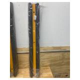GRAINGER APPROVED Lot of 6-  Wall Protectors, Black/Yellow, Rubber, 39 1/2 in Length, 6 in Height, 2 in Thickness