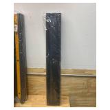 GRAINGER APPROVED Lot of 6-  Wall Protectors, Black/Yellow, Rubber, 39 1/2 in Length, 6 in Height, 2 in Thickness