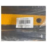 GRAINGER APPROVED Lot of 6-  Wall Protectors, Black/Yellow, Rubber, 39 1/2 in Length, 6 in Height, 2 in Thickness