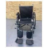 GRAINGER APPROVED Wheelchair, 18 in Seat Width, 16 in Seat Depth, 300 lb Weight Capacity, Rear Wheels 2