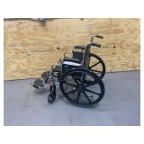 GRAINGER APPROVED Wheelchair, 18 in Seat Width, 16 in Seat Depth, 300 lb Weight Capacity, Rear Wheels 2