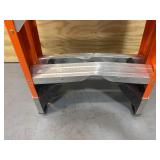 WERNER 6 ft 375 lb Load Capacity Fiberglass Twin Stepladder