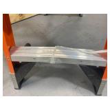 WERNER 6 ft 375 lb Load Capacity Fiberglass Twin Stepladder