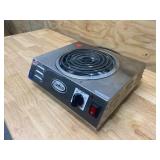 CADCO 14" Electric Hotplate w/ (1) Burner & Infinite Controls, 120v