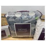 HOME DECORATORS COLLECTION- 3pc Duvet Set (full/queen), 3pc Comforter Set (full) and Jumbo Down & Feather Pillow