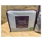 HOME DECORATORS COLLECTION- 3pc Duvet Set (full/queen), 3pc Comforter Set (full) and Jumbo Down & Feather Pillow