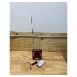 ETON American Red Cross AM/FM NOAA Weather Radio with Hand Turbine, Solar and USB Smartphone Charging plus LED Flashlight