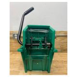 TOUGH GUY Green Plastic Mop Bucket and Wringer, 8 3/4 gal (with casters)