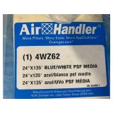 AIR HANDLER Lot of 3-  Air Filter Rolls, 135 ft Nominal Width, 24 in Nominal Height, MERV 7, Polyester