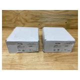 MASTER LOCK Lot of 2- Lever, Mechanical, Heavy Duty, Not Keyed, Satin Chrome, 2 3/4 in Backset, Cylindrical