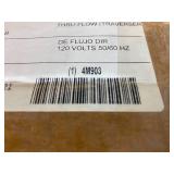 AMETEK LAMB Lot of 2- Vacuum Motors, Thru-Flow Discharge, Body Dia. 5.7 in, Voltage 120V AC, Blower Stages 2