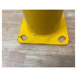 Steel Pipe Safety Bollard with 8 in. x 8 in. Mounting Plate
