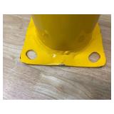 Steel Pipe Safety Bollard with 8 in. x 8 in. Mounting Plate