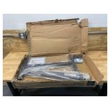 GRAINGER APPROVED Over the Bed Table, 28 to 45 in Height Range, Wood Grain Melamine Laminate Table Material