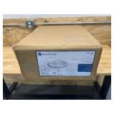 GLACIER BAY Aragon Self-Rimming Drop-In Bathroom Sink in Bone