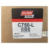 BALDWIN FILTERS Lot of 4-  Can-Type Oil Filter Element, Length: 15 3/32 in, Outside Dia.: 7 13/16 in