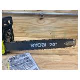 RYOBI 20 in. 50 cc 2-Cycle Gas Chainsaw with Heavy-Duty Case