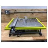 RYOBI 7 in. 4.8 Amp Tile Saw with Stand