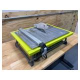 RYOBI 7 in. 4.8 Amp Tile Saw with Stand