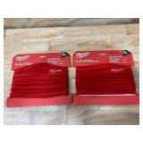 MILWAUKEE Lot of 2-  Red Multi-Functional Neck Gaiters