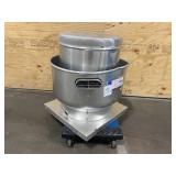 DAYTON Assembled Upblast Ventilator, 13 1/4 in Wheel Dia., Belt-Drive
