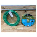 HDX 5/8 in. Dia x 15 ft. Remnant Garden Hose with SWAN 5/8 in. Dia x 6 ft. Leader Hose with Female Coupling
