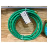 HDX 5/8 in. Dia x 15 ft. Remnant Garden Hose with SWAN 5/8 in. Dia x 6 ft. Leader Hose with Female Coupling