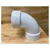 GRAINGER APPROVED Lot of 25-  PVC Elbow, 90 Degrees, Hub, 3 in Pipe Size - Pipe Fittings