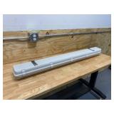 LITHONIA LIGHTING Dust Resistant Fixture, Dimmable No, 120 to 277V, For Bulb Type T8, For Max. Bulb Wattage 32 W