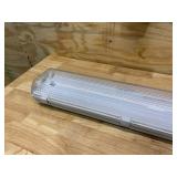 LITHONIA LIGHTING Dust Resistant Fixture, Dimmable No, 120 to 277V, For Bulb Type T8, For Max. Bulb Wattage 32 W
