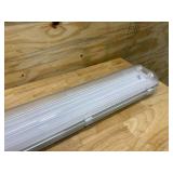 LITHONIA LIGHTING Dust Resistant Fixture, Dimmable No, 120 to 277V, For Bulb Type T8, For Max. Bulb Wattage 32 W