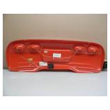 CLASSIC PROFILES CORVETTE REAR FASCIA WALL HANGING - BATTERY OPERATED LIGHTS! - RED 1997-2004 - AWESOME PIECE FOR THE CAVE!!!!! - VERY NICE!!!!! - SEE PICTURES!