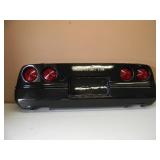 CLASSIC PROFILES CORVETTE REAR FASCIA WALL HANGING - BLACK 1984-1990 - AWESOME PIECE FOR THE CAVE!!!!! - VERY NICE!!!!! - SEE PICTURES!