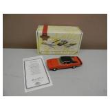 MATCHBOX 1/43 SCALE 1969 DODGE CHARGER - IN BOX! & COA! - GREAT PIECE! - SEE PICTURES!