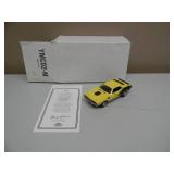 MATCHBOX 1/43 SCALE 1971 PLYMOUTH CUDA 440 - YMCO2 - IN BOX! & COA! - GREAT PIECE! - SEE PICTURES!