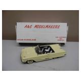 A & S MODELMAKERS 1/43 SCALE - 1958 FORD THUNDERBIRD CONVERTIBLE - IN BOX! - AWESOME!!!!! - GREAT PIECE! - SEE PICTURES!