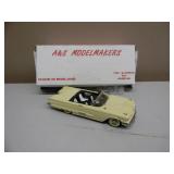 A & S MODELMAKERS 1/43 SCALE - 1958 FORD THUNDERBIRD CONVERTIBLE - IN BOX! - AWESOME!!!!! - GREAT PIECE! - SEE PICTURES!
