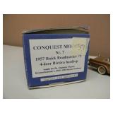 CONQUEST MODELS 1/43 SCALE - 1957 BUICK ROADMASTER 75 4 DOOR RIVIERA HARDTOP - IN BOX! - AWESOME!!!!! - GREAT PIECE! - SEE PICTURES!