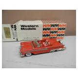 WESTERN MODELS 1/43 SCALE - 1959 FORD GALAXIE SKYLINER CONVERTIBLE - IN BOX! - AWESOME!!!!! - GREAT PIECE! - SEE PICTURES!