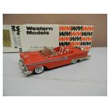 WESTERN MODELS 1/43 SCALE - 1959 FORD GALAXIE SKYLINER CONVERTIBLE - IN BOX! - AWESOME!!!!! - GREAT PIECE! - SEE PICTURES!