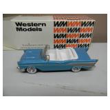 WESTERN MODELS 1/43 SCALE - 1957 CHEVROLET BEL AIR CONVERTIBLE - IN BOX! - AWESOME!!!!! - GREAT PIECE! - SEE PICTURES!