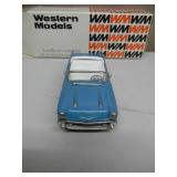 WESTERN MODELS 1/43 SCALE - 1957 CHEVROLET BEL AIR CONVERTIBLE - IN BOX! - AWESOME!!!!! - GREAT PIECE! - SEE PICTURES!