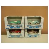 VINTAGE VEHICLES 1/43 SCALE - 1960 CHEVROLET CORVETTE COLLECTION - IN BOX! - AWESOME! - GREAT PIECES! - SEE PICTURES!