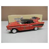 CORGI CLASSICS LIMITED EDITION 1/43 SCALE - CHEVROLET BEL AIR CHICAGO FIRE CHIEF - IN BOX! - #97389 - AWESOME! - GREAT PIECES! - SEE PICTURES!